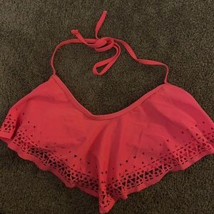Medium hot pink bathing suit top
